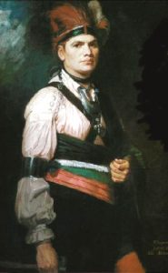 Joseph Brant (1776, by George Romney) wikimedia