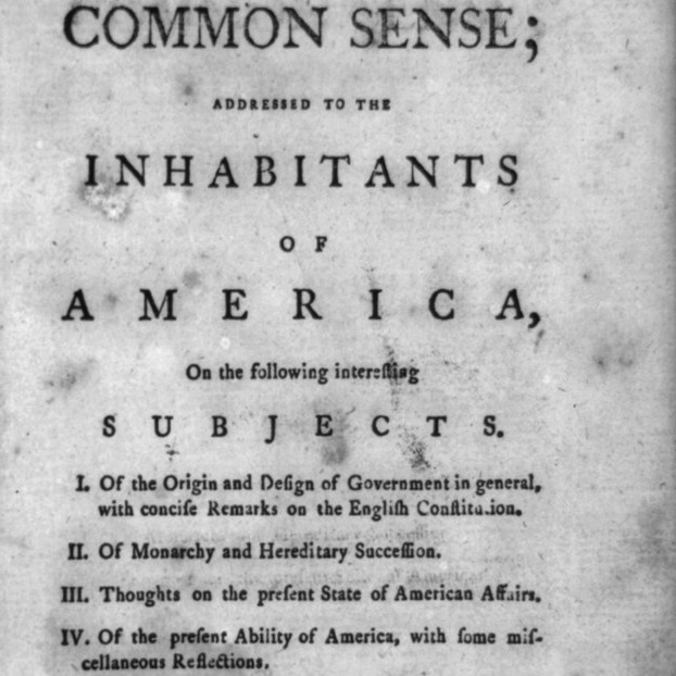 Common Sense by Thomas Paine (comments)