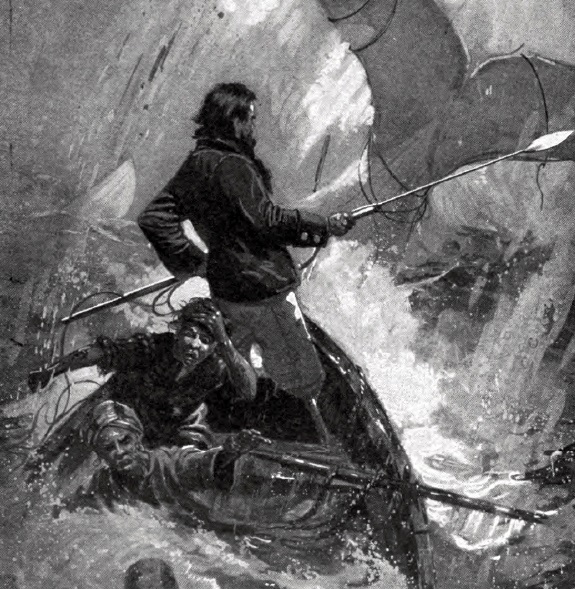 Moby dick Melville 2020 wikimedia Moby_Dick_final_chase cropped