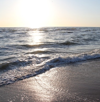 “The ocean makes its thrum…”…  “Ashore,” my poem
