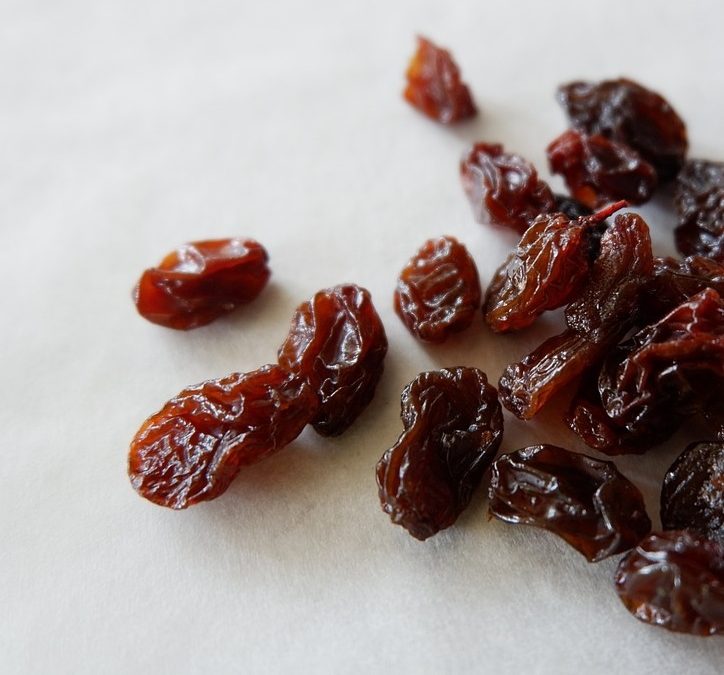 a raisin thing, not just dried grapes