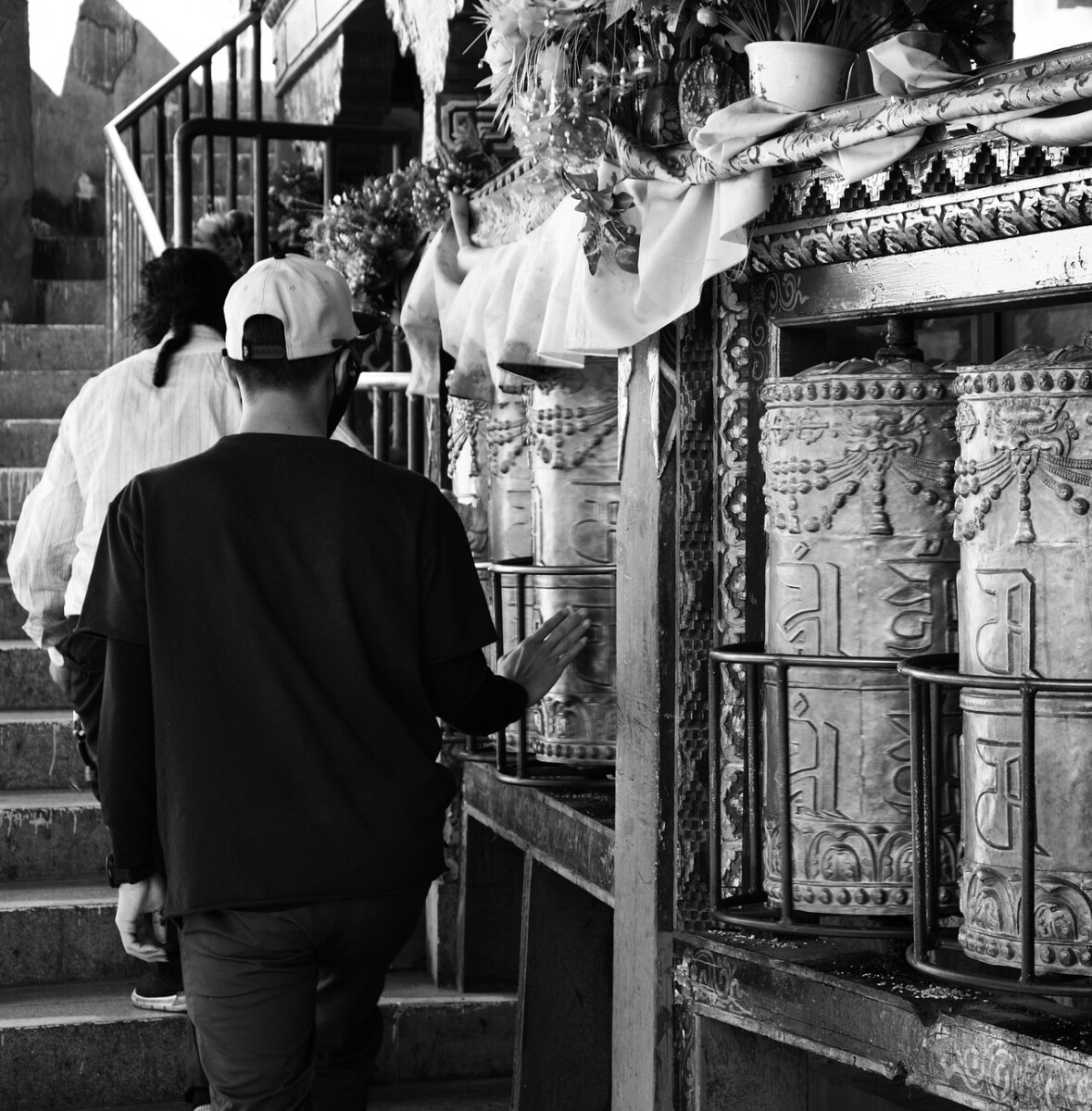 Prayer wheel pixabay 2020 prayer-4759083_1920 cropped