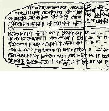 Hurrian hymn wikimedia 2018 Hurritische_hymne_cropped